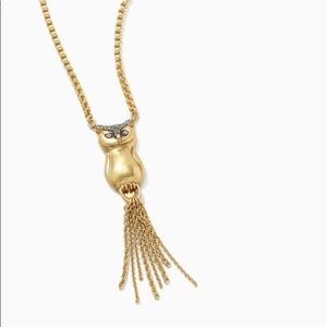 Pavé Owl Pendant